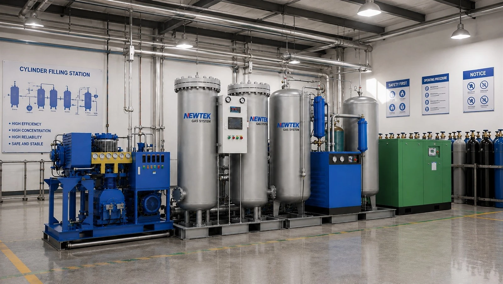 What Is the Best PSA Configuration for High-Capacity Cylinder Filling? What Is the Best PSA Configuration for High-Capacity Cylinder Filling?
